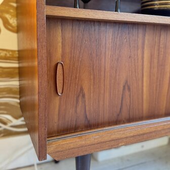 Vintage teak klepkast highboard | Sprinkelhop