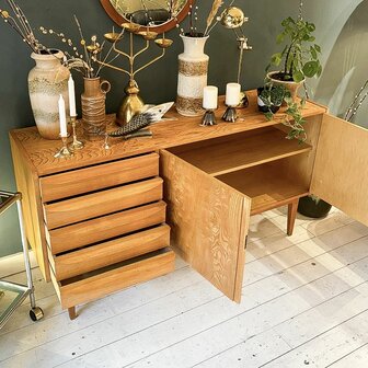 Vintage Hellerau 602 dressoir sideboard Franz Ehrlich | Sprinkelhop