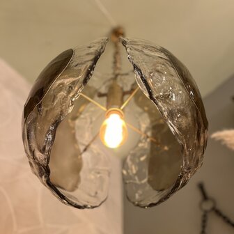 Kaiser Leuchten vintage hanglamp met Murano glas | Sprinkelhop