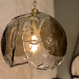 Kaiser Leuchten vintage hanglamp met Murano glas | Sprinkelhop