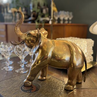 Vintage messing olifant | Sprinkelhop