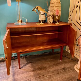 Teak vintage jaren 60 kast Lister M&ouml;bel | Sprinkelhop