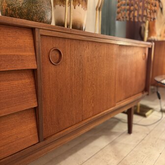 Vintage houten laag dressoir sideboard jaren 60 | Sprinkelhop