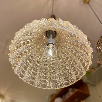 Peill &amp; Putzler glazen hanglamp 1970s bubbelglas | Sprinkelhop