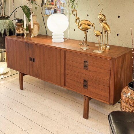 Lennart Bender voor Ulferts vintage teak dressoir Corona | Sprinkelhop