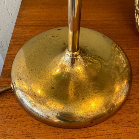 Vintage hoge messing tafellamp bureaulamp Solken Leuchten | Sprinkelhop