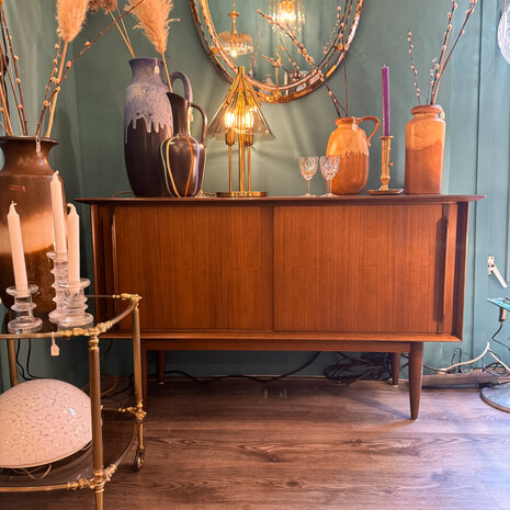 Teak houten dressoir sideboard Ernst Dieter Hilker | Sprinkelhop