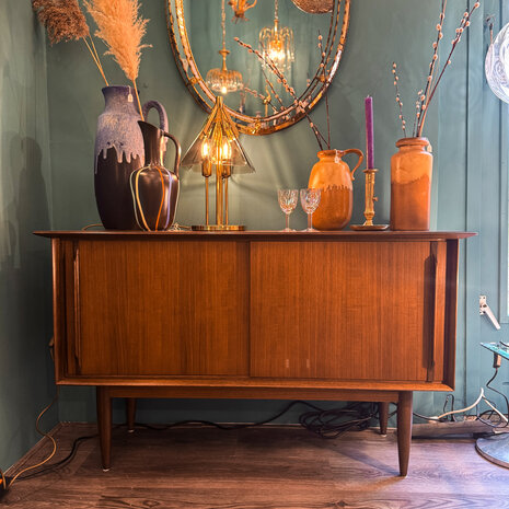 Teak houten dressoir sideboard Ernst Dieter Hilker | Sprinkelhop